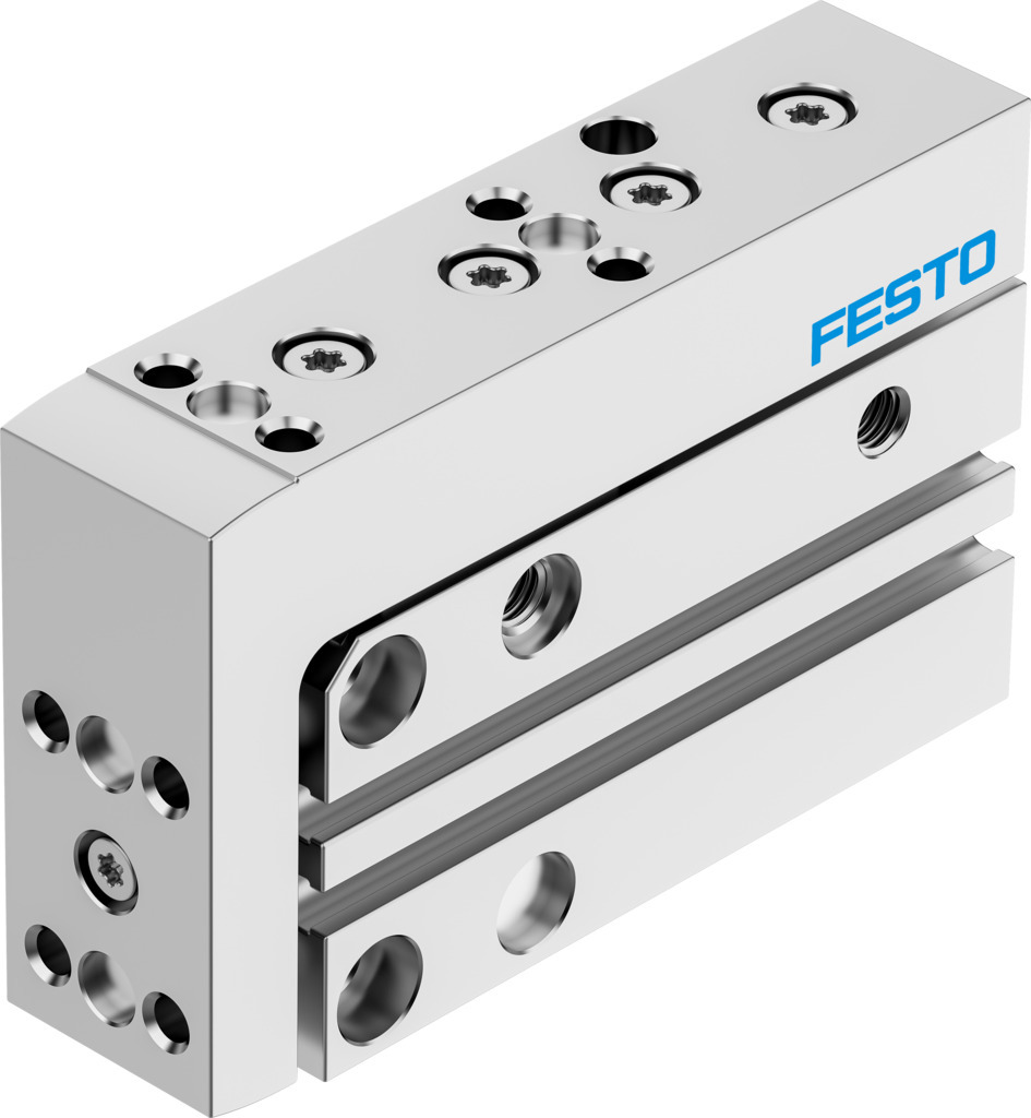 Festo Pneumatic Guided Cylinder - DGSS-10-30-E1A, 10mm Bore, 30mm Stroke, DGSS Series, Double Acting