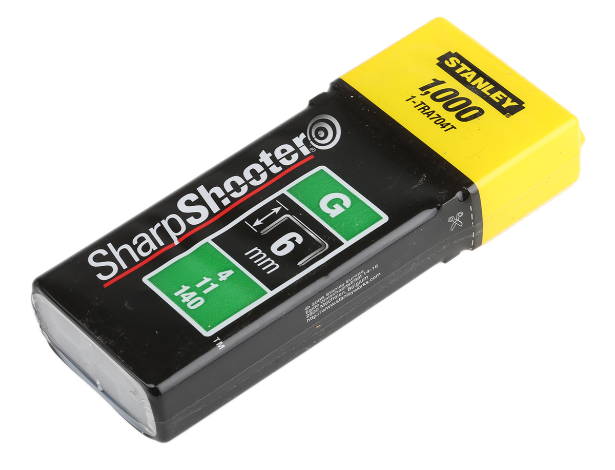 Stanley 6mm Staples 1000 Per pack