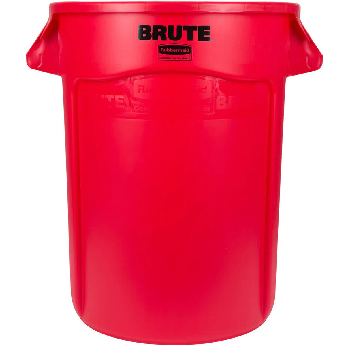 Rubbermaid Commercial Products BRUTE 121L Red Snap-On Polyethylene Waste Bin