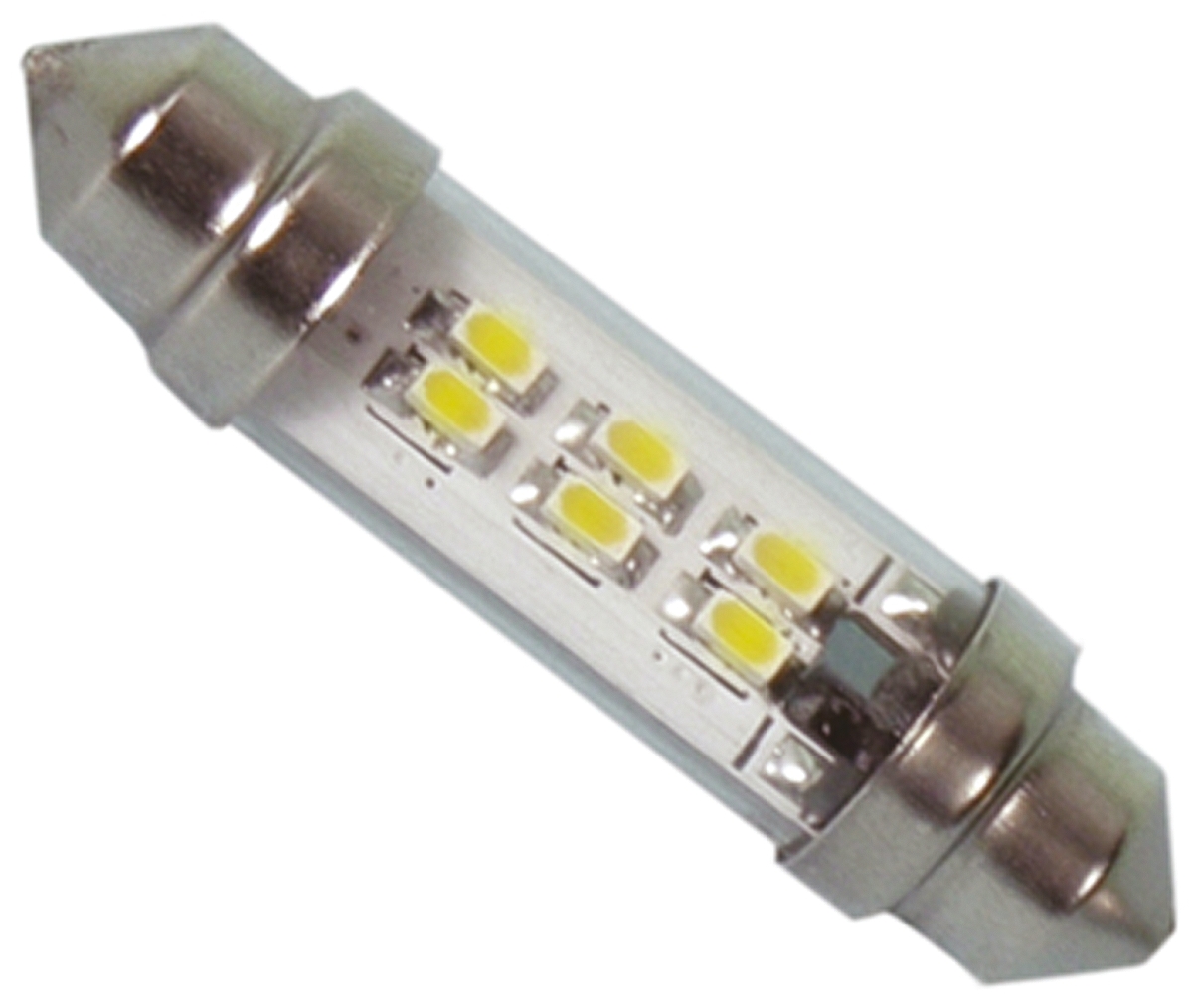 JKL Components LED Car Bulb, White, Festoon shape