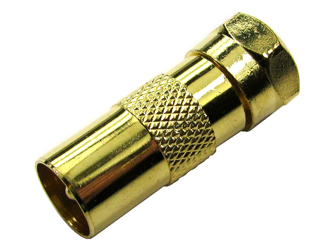 RS PRO TV Aerial Connector Male to Male, Cable Mount