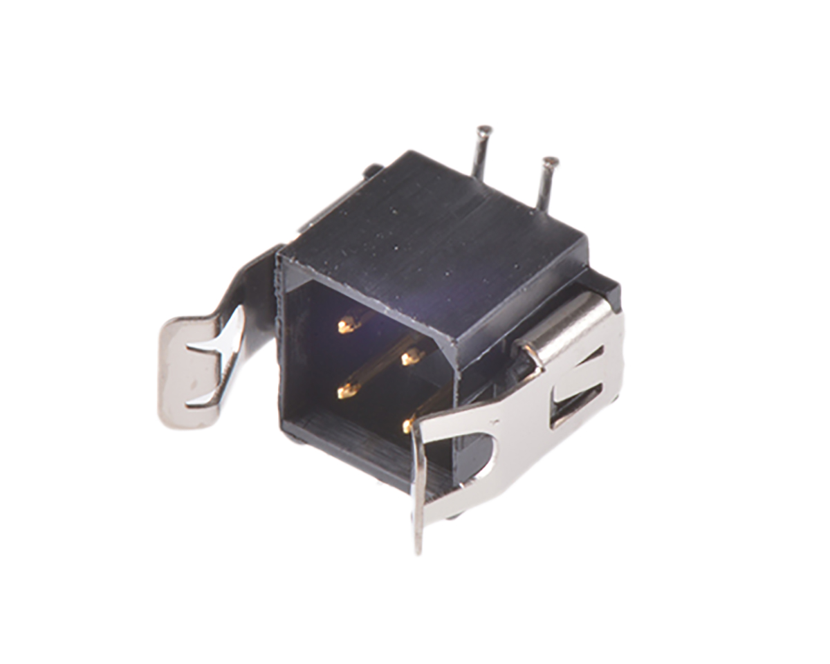 HARWIN Datamate L-Tek Series Straight Surface PCB Header, 4 Contact(s), 2 mm Pitch, 2 Row, Shrouded