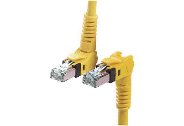 HARTINGVARIOBOOT, 3m Cat6a, Yellow RJ45 to Male RJ45 Male, S/FTP Shielded, Terminated PUR Sheath