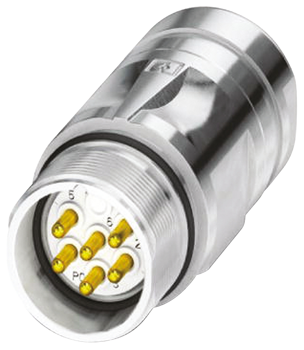 Phoenix Contact Circular Connector, 9 Contacts, Cable, M23 Connector, Plug, Male, IP67, CA Series