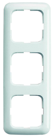 Busch Jaeger - ABB White 3 Gang Thermoplastic Mounting Frame