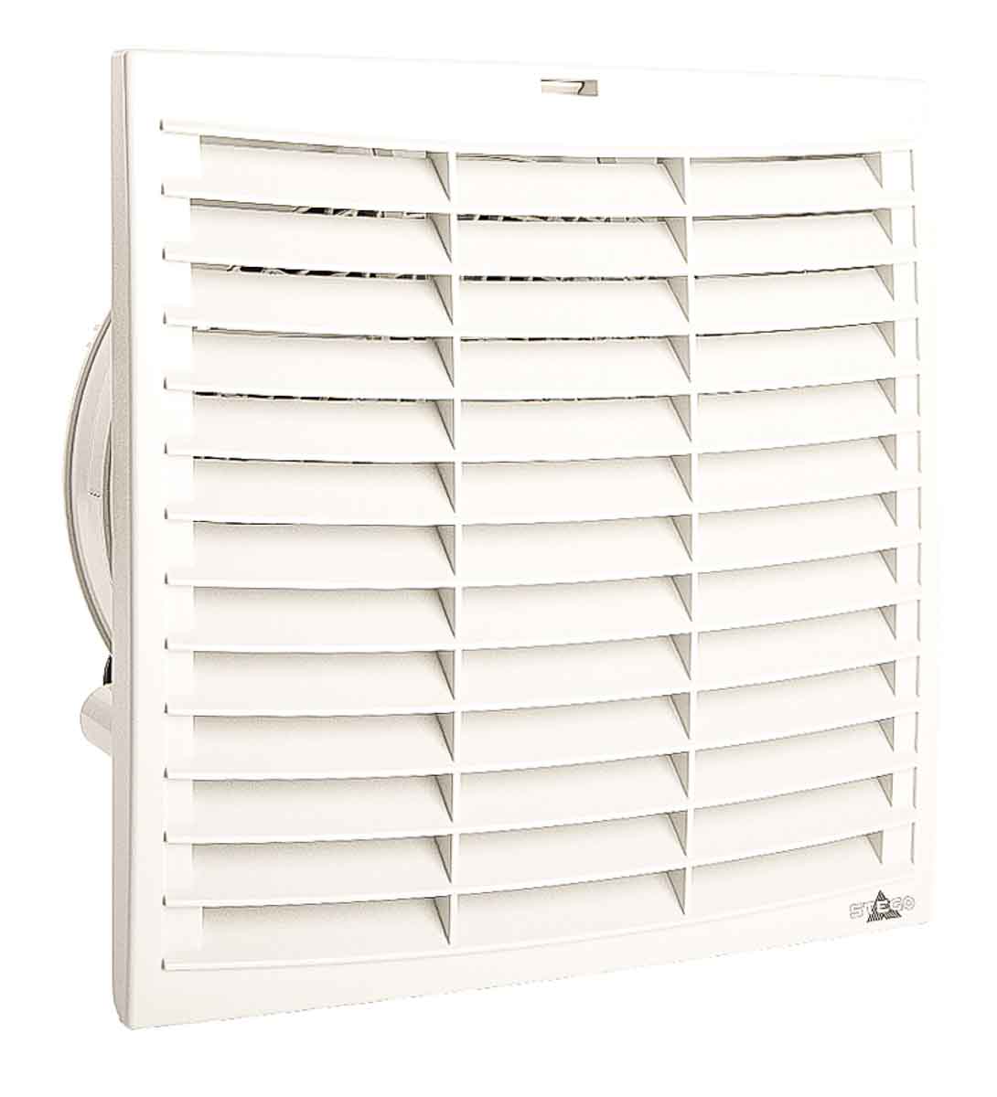 STEGO FPI/FPO 018 Series Filter Fan, 115 V ac, AC Operation, 609m³/h Filtered, 1031m³/h Unimpeded, IP54, 291 x 291mm
