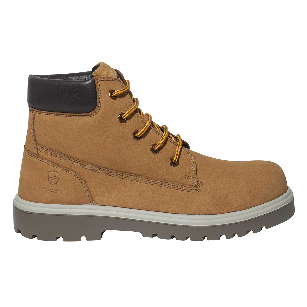 Parade WILLIS Beige, Black Composite Toe Capped Men's Ankle Safety Boots, UK 10.5, EU 45