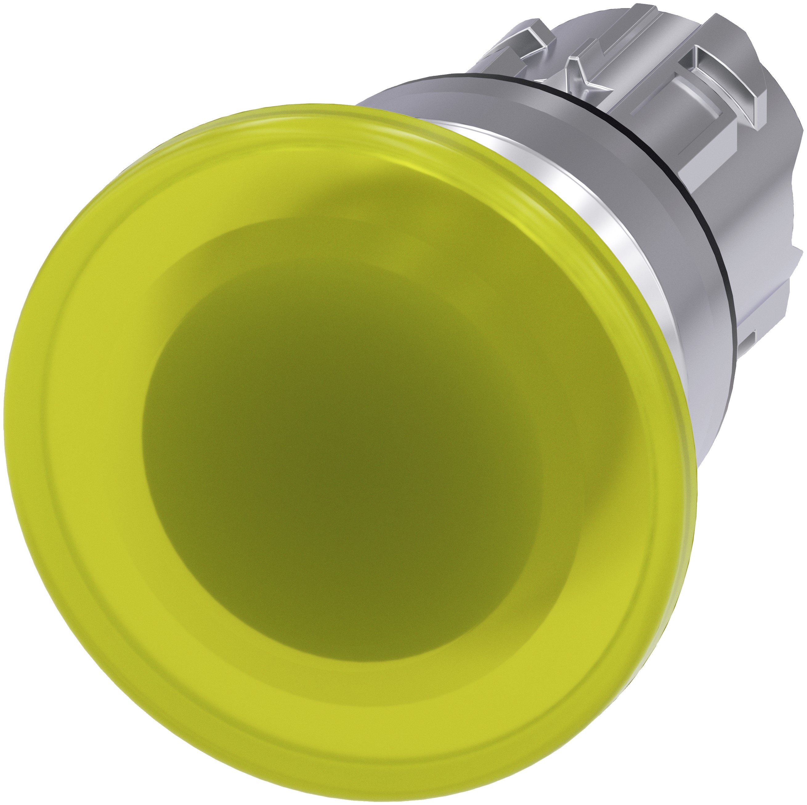 Siemens SIRIUS ACT 3SU10 Series Yellow Momentary Push Button Head, 22mm Cutout, IP66, IP67, IP69K