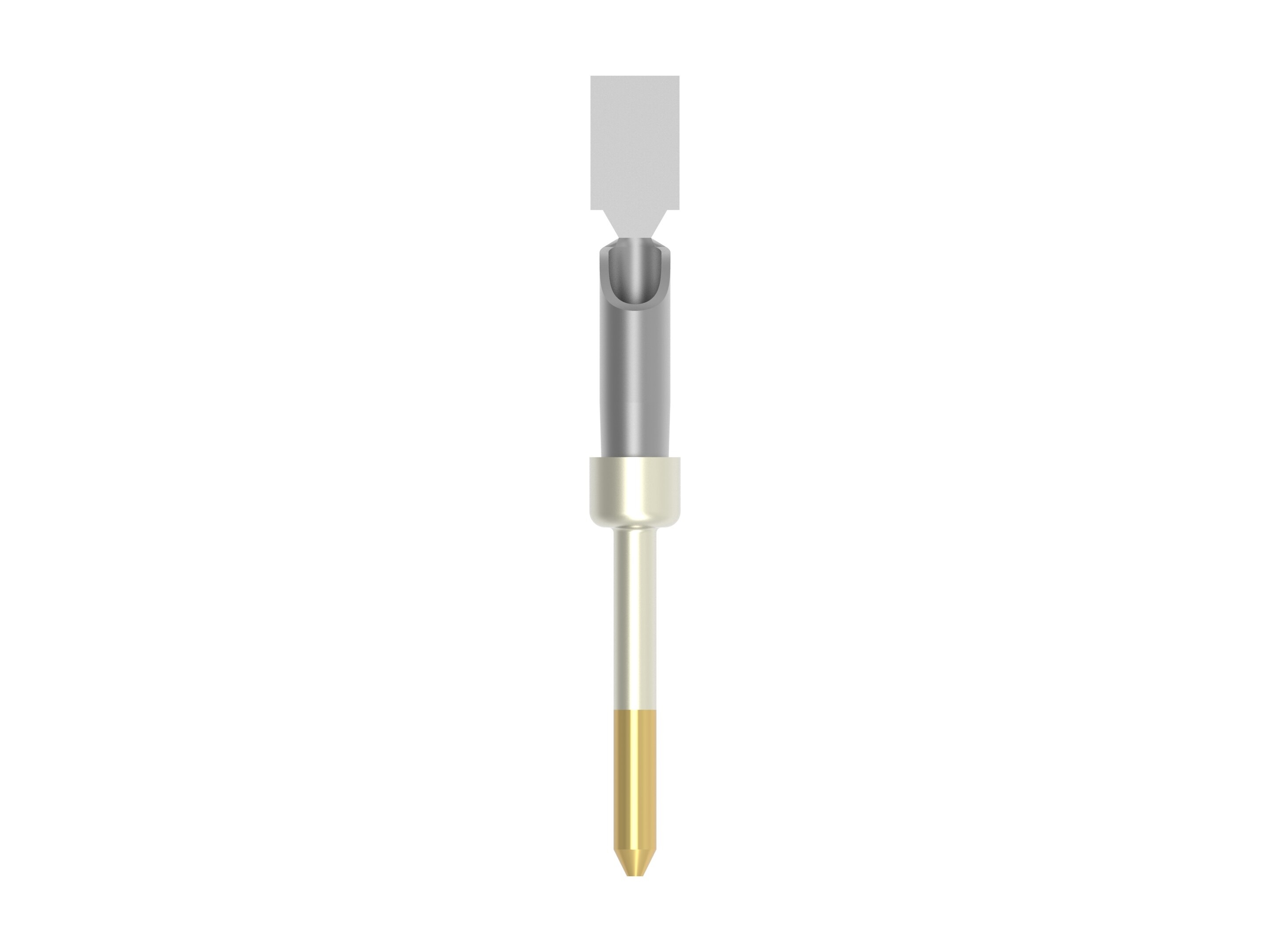 TE Connectivity, AMPLIMITE Series, PIN Solder D-sub Connector Contact, Gold Pin, 0.8 → 0.9 mm²