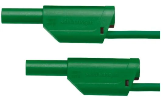 Schutzinger Test lead, 32A, 1kV, Green, 1m Lead Length