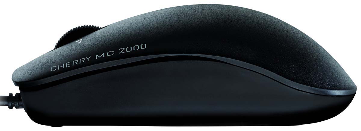 CHERRY MC 2000 3 Button Wired Optical Mouse Black