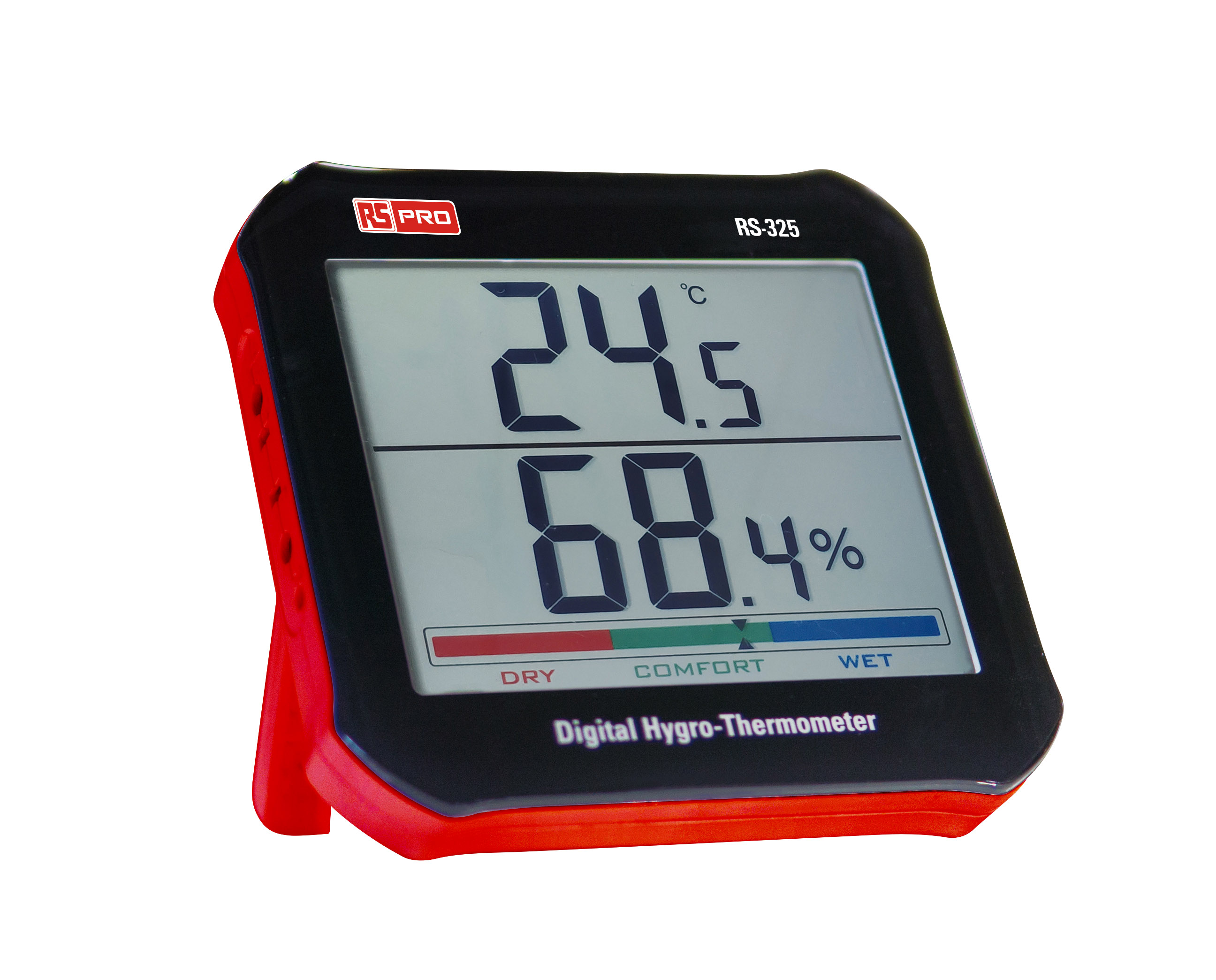 RS PRO RS-325 Digital Hygrometer, ±4 %RH Accuracy, 99%RH Max