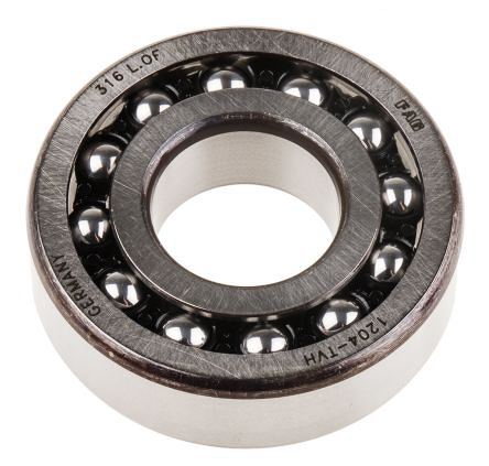 FAG 1204-TVH-C3 20 mm ID 2 Row Ball Bearing -, 47 mm OD