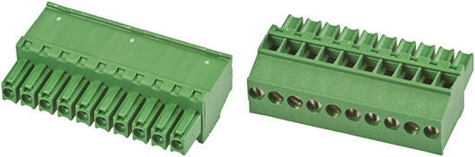 TE Connectivity, 3.5mm Pitch, 10 Way, Pluggable Terminal Block, Plug, Cable Mount, Screw Down Termination, 1-1986371-0