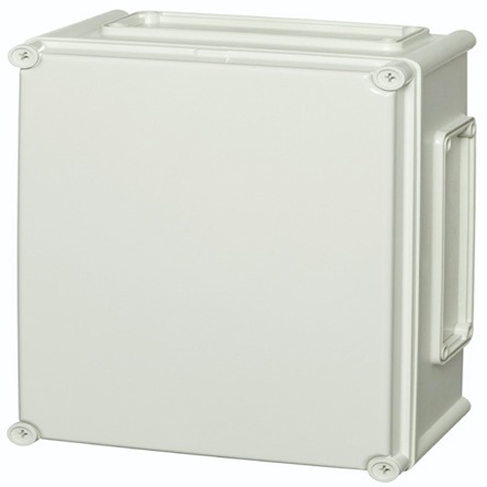 Fibox EKPK Series Grey Polycarbonate General Purpose Enclosure, IP66, IP67, IK08, Flanged, Grey Lid, 380 x 280 x 230mm