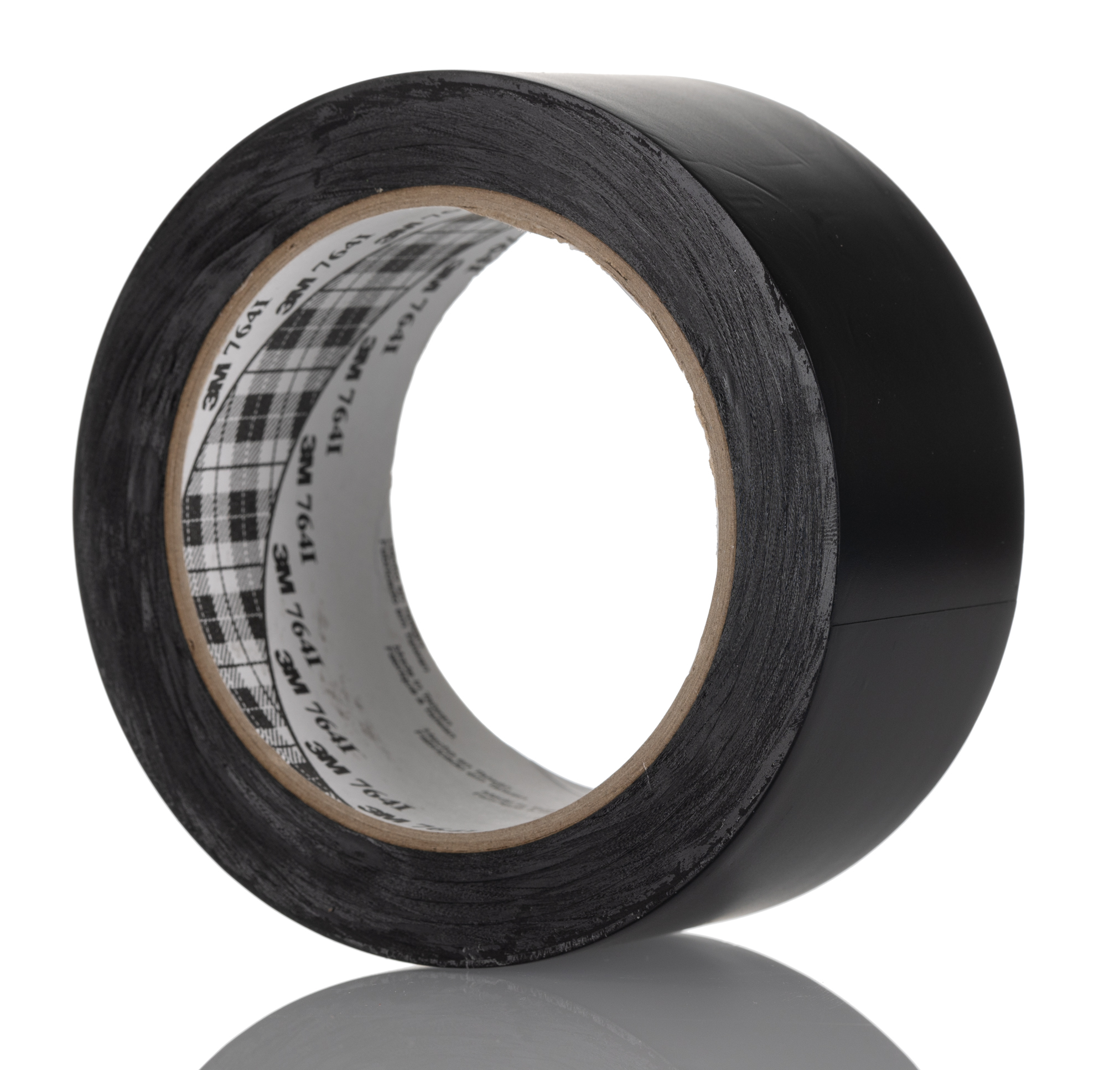 3M 764 Black PVC 33m Lane Marking Tape, 0.125mm Thickness