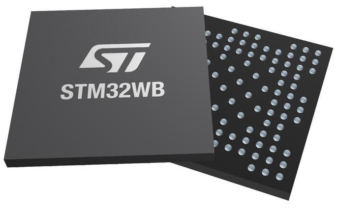 STMicroelectronics, 32 bit, STM32WB55VE Wireless Microcontroller, 64 MHz, 512kB FLASH, 129-Pin UFBGA