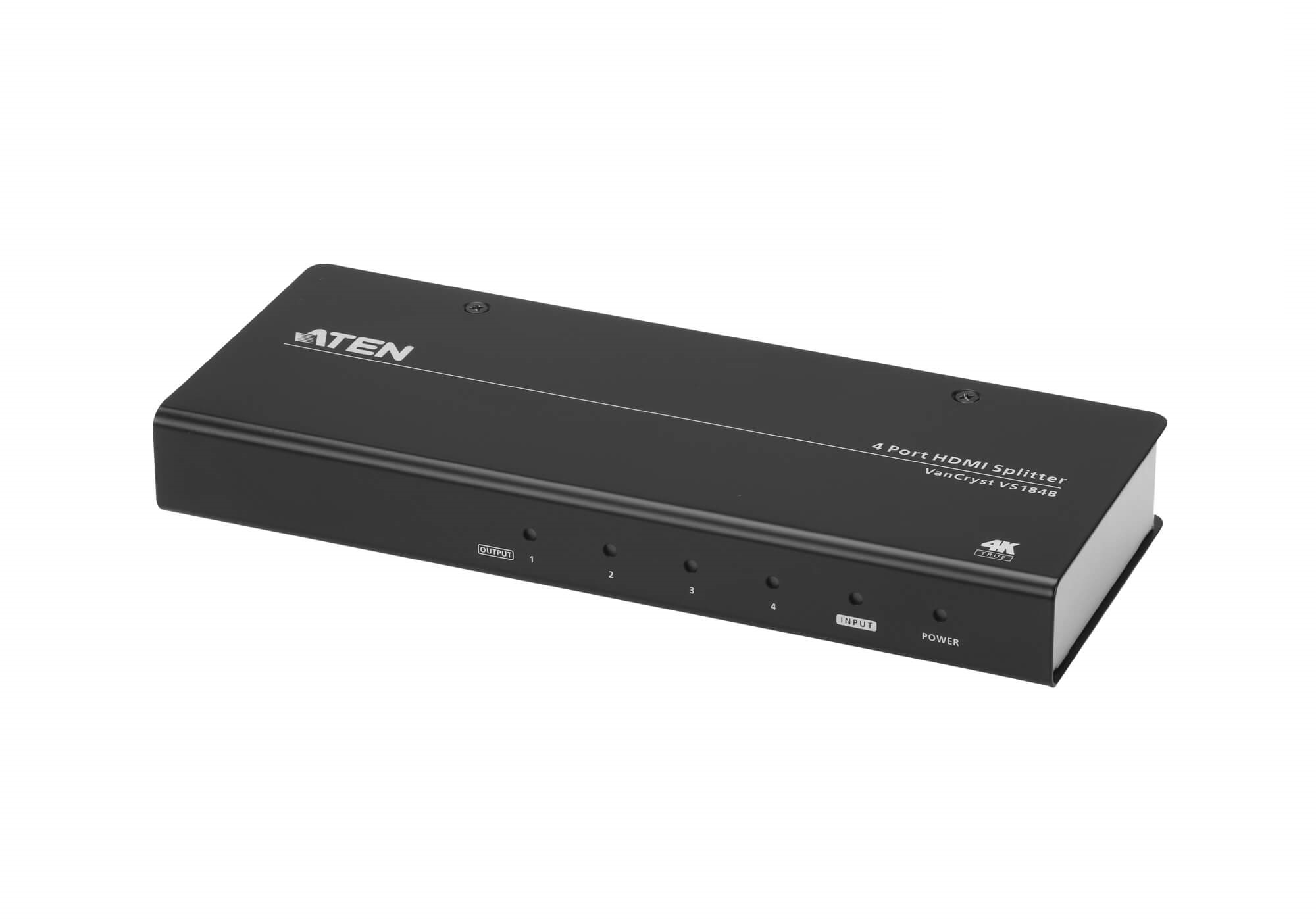 Aten 5 Port 1 Input 4 Output HDMI Splitter 4096 x 2160