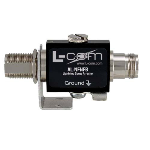 L-Com AL-N Series, Jack Bulkhead Mount N Connector, Straight Body