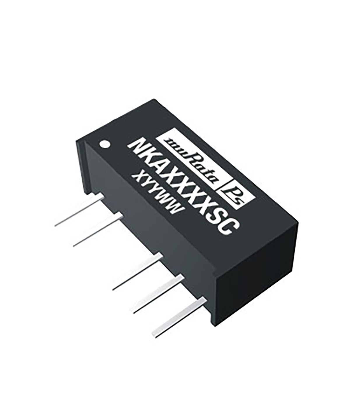 Murata Power Solutions NKA DC-DC Converter, ±5V dc/ ±100mA Output, 10.8 → 13.2 V dc Input, 1W, Through Hole,