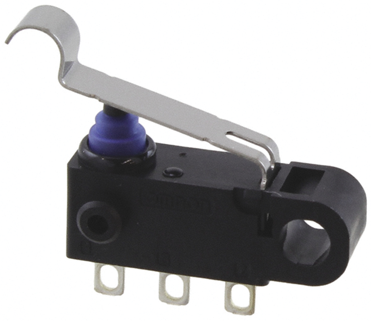 Omron Simulated Roller Lever Micro Switch, Solder Terminal, 2 A @ 12 V dc, SPDT, IP67