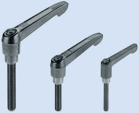 Rose+Krieger Zinc Galvanised Steel Clamp Lever, M8x 35mm, RK