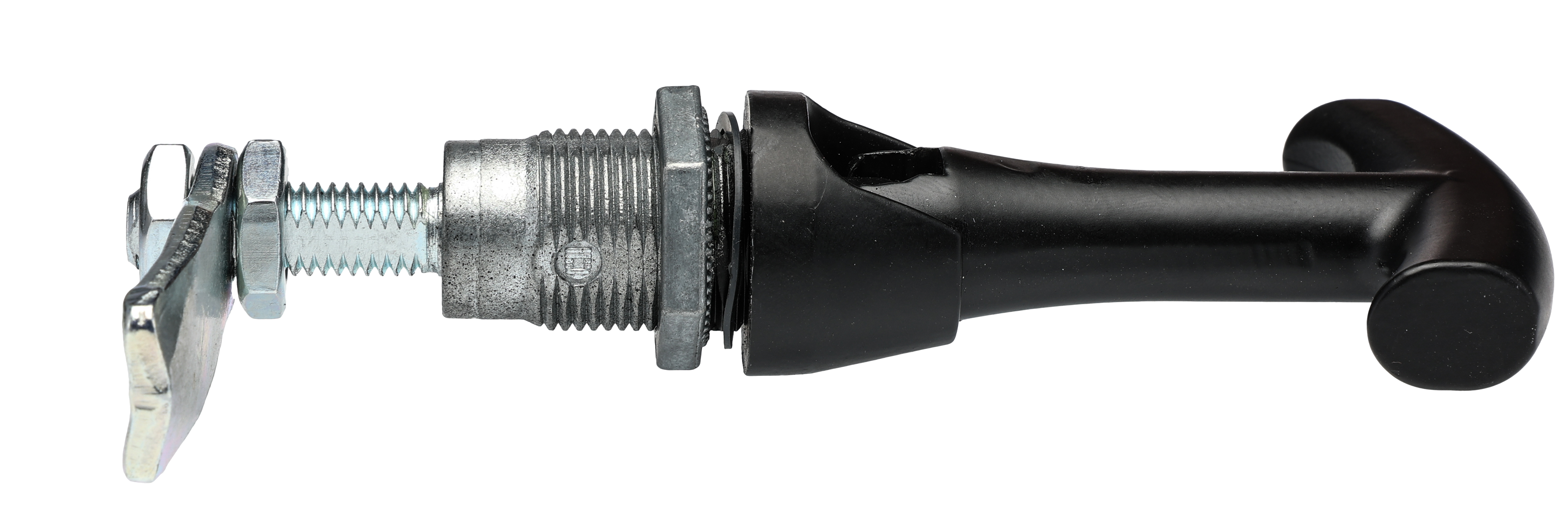 RS PRO Black Zinc Die Cast Lock, T-Handle