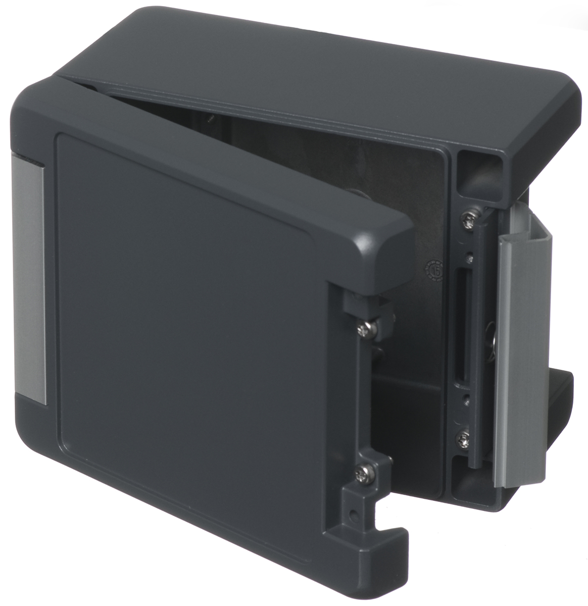 Bopla Bocube Alu Series Graphite Grey Aluminium Enclosure, IP66, IP68, IP69, IK07, IK08, Graphite Grey Lid, 159 x 128 x