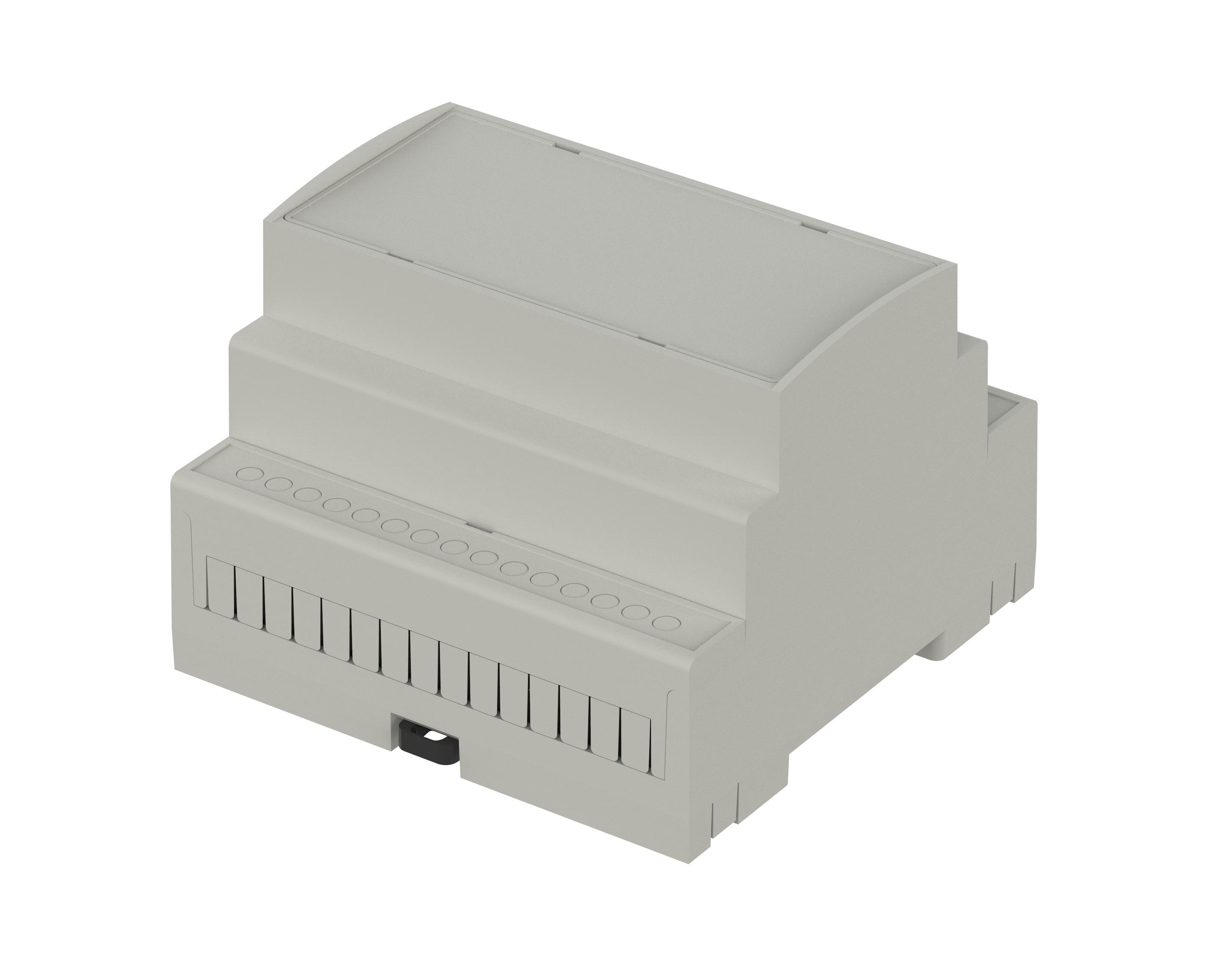 Bopla CombiNorm-Control Series Light Grey Flame Retardant ABS Enclosure, IP20, 89.2 x 89.8 x 65.2mm
