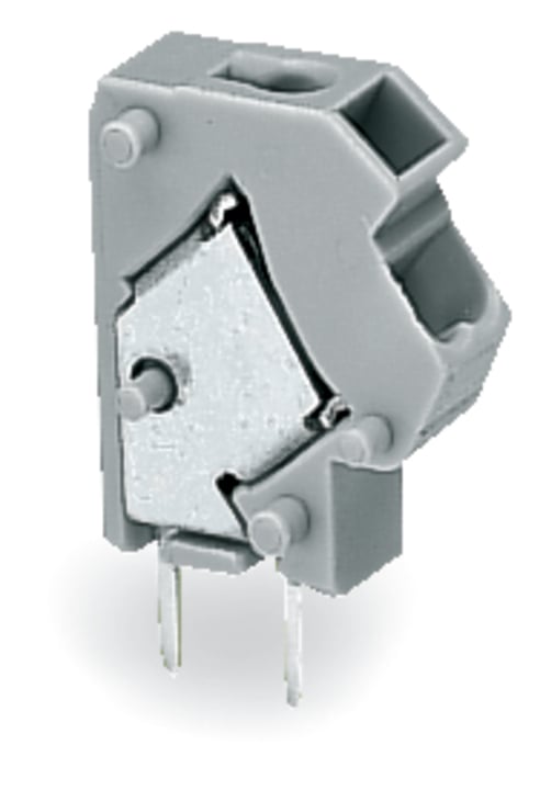 WAGO 254 Series PCB Connector, 1-Contact, 5/5.08mm Pitch, Through Hole Mount, 2-Row, Push Wire Termination