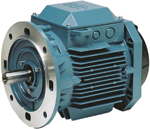 ABB 3GAA Reversible Induction AC Motor, 0.37 kW, IE2, 3 Phase, 2 Pole, 415 V, Flange Mount Mounting