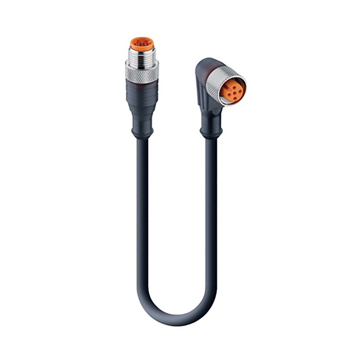Lumberg Automation Male 5 way M12 to Female 5 way M12 Sensor Actuator Cable