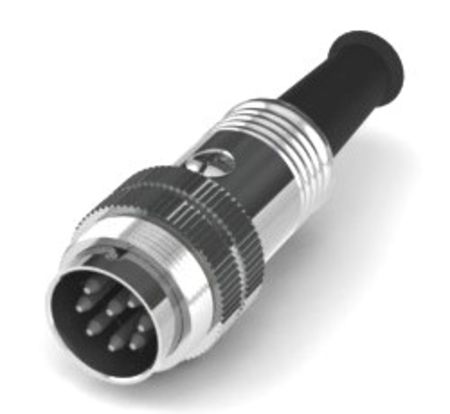RS PRO 8 Pole M16 Din, 4A, 100 V IP40, Screw Lock, Male, Cable Mount