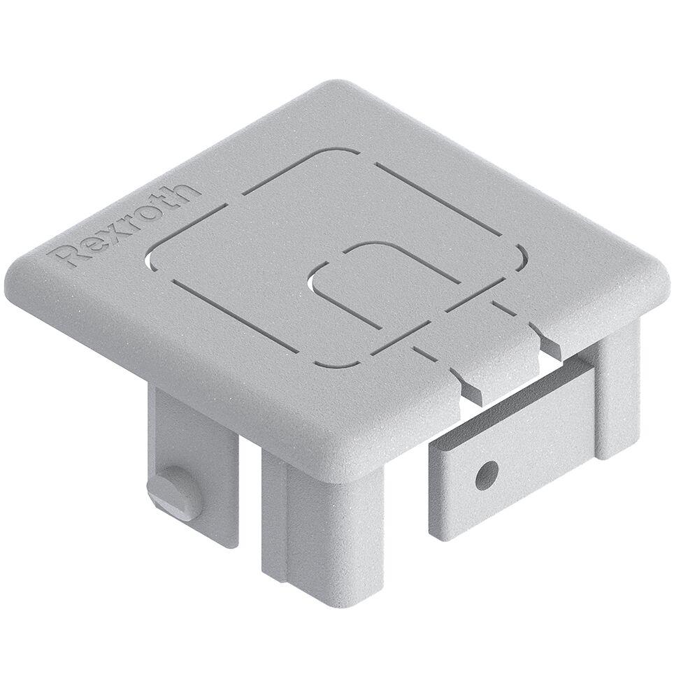 Bosch Rexroth Grey PP Cover Cap, 40 Strut Profile, 10mm Groove