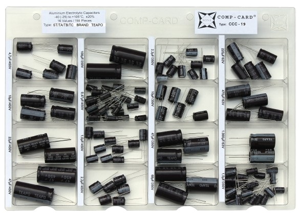 Nova, Through Hole Aluminium Capacitor Kit 193 pieces