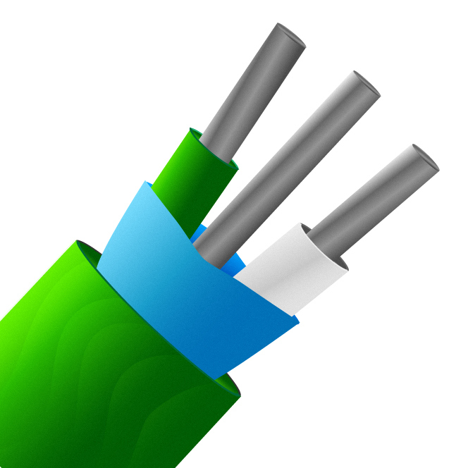 RS PRO Type K Thermocouple Cable/Wire, 200m, Screened, PVC Mylar Insulation, +105°C Max, 7/0.2mm