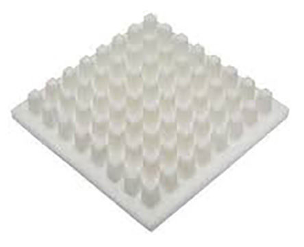 SPREADFAST Heatsink, Universal Square Ceramic, 12.2 °C/W @ 100 lfm, 7.5 °C/W @ 400 lfm, 12.35 x 12.35 x 10mm, Adhesive,