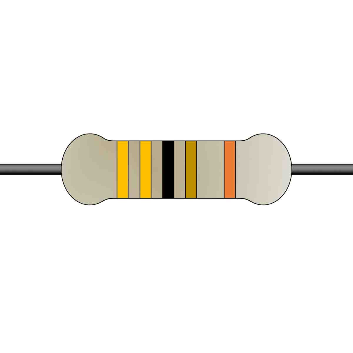 Yageo 33Ω Metal Film Fixed Resistor 0.25W ±1% MFR-25FTE52-33R