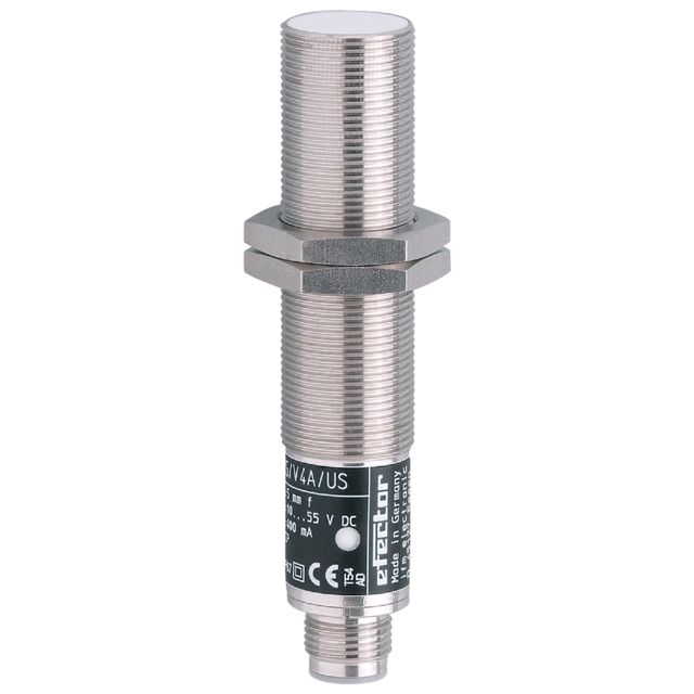 ifm electronic Inductive Threaded Barrel Proximity Sensor, M18, 5 mm Detection, PNP/NPN NO/NC, 10 → 55 V dc