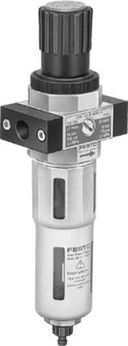 Festo D Filter Regulator, 5μm, G 1/2, Automatic, 12 bar, 192625