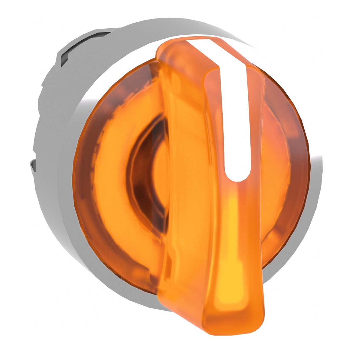 Schneider Electric Harmony XB4 Series 3 Position Selector Switch Head, 22mm Cutout, Orange Handle