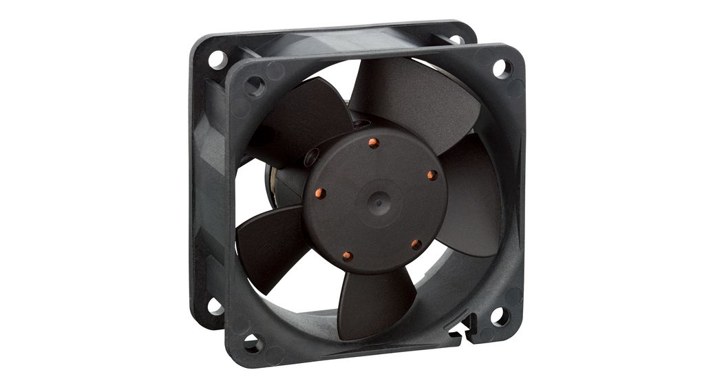 ebm-papst Axial Fan, 24 V dc, dc Operation, 19m³/h, 0.5 → 1.1W, 39mA Max, 60 x 60 x 25mm