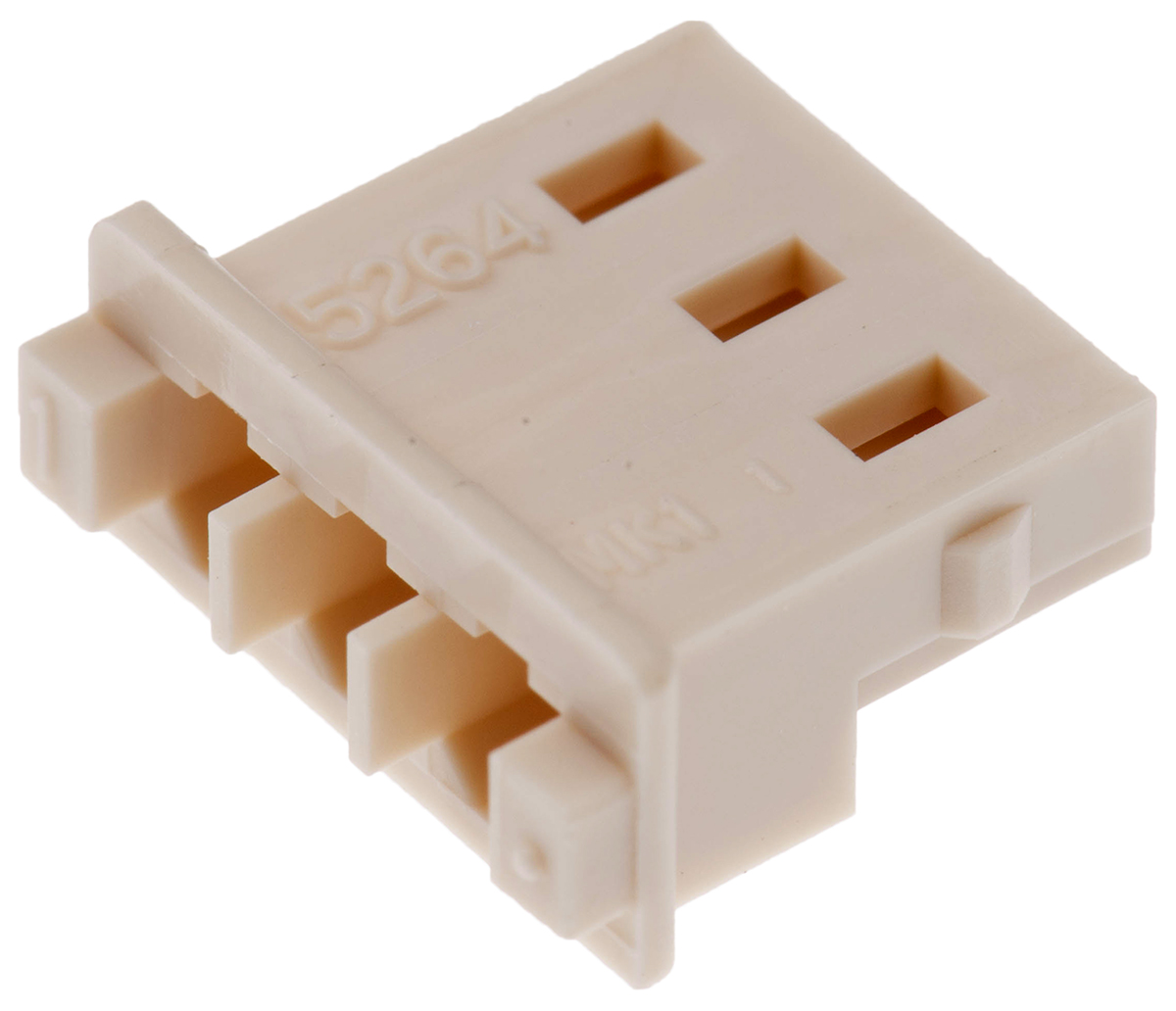 Molex, SPOX Female Connector Housing, 2.5mm Pitch, 3 Way, 1 Row