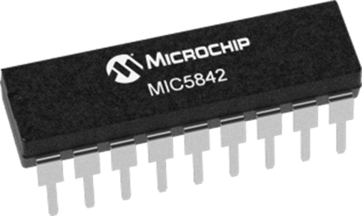 Microchip MIC5842YN Octal-Bit 8 Bit Latch, Transparent D Type, 18-Pin DIP