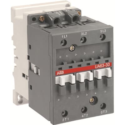 ABB 1SBL37 Contactor, 220/230 V ac Coil, 3-Pole, 63 A, 37 kW 230 to 240 V, 3 NO, 690V