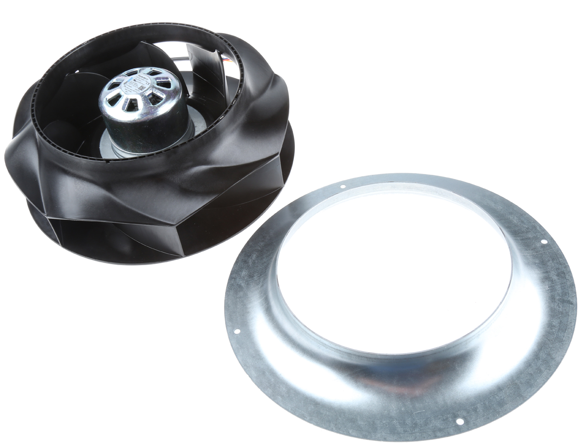 ebm-papst RadiCal Series Centrifugal Fan, 230 V ac, 1430m³/h, AC Operation, 250 (Dia.) x 99mm