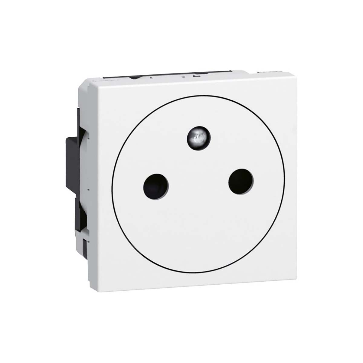 Legrand Mosaic White 1 Gang Plug Socket, 16A, Indoor Use