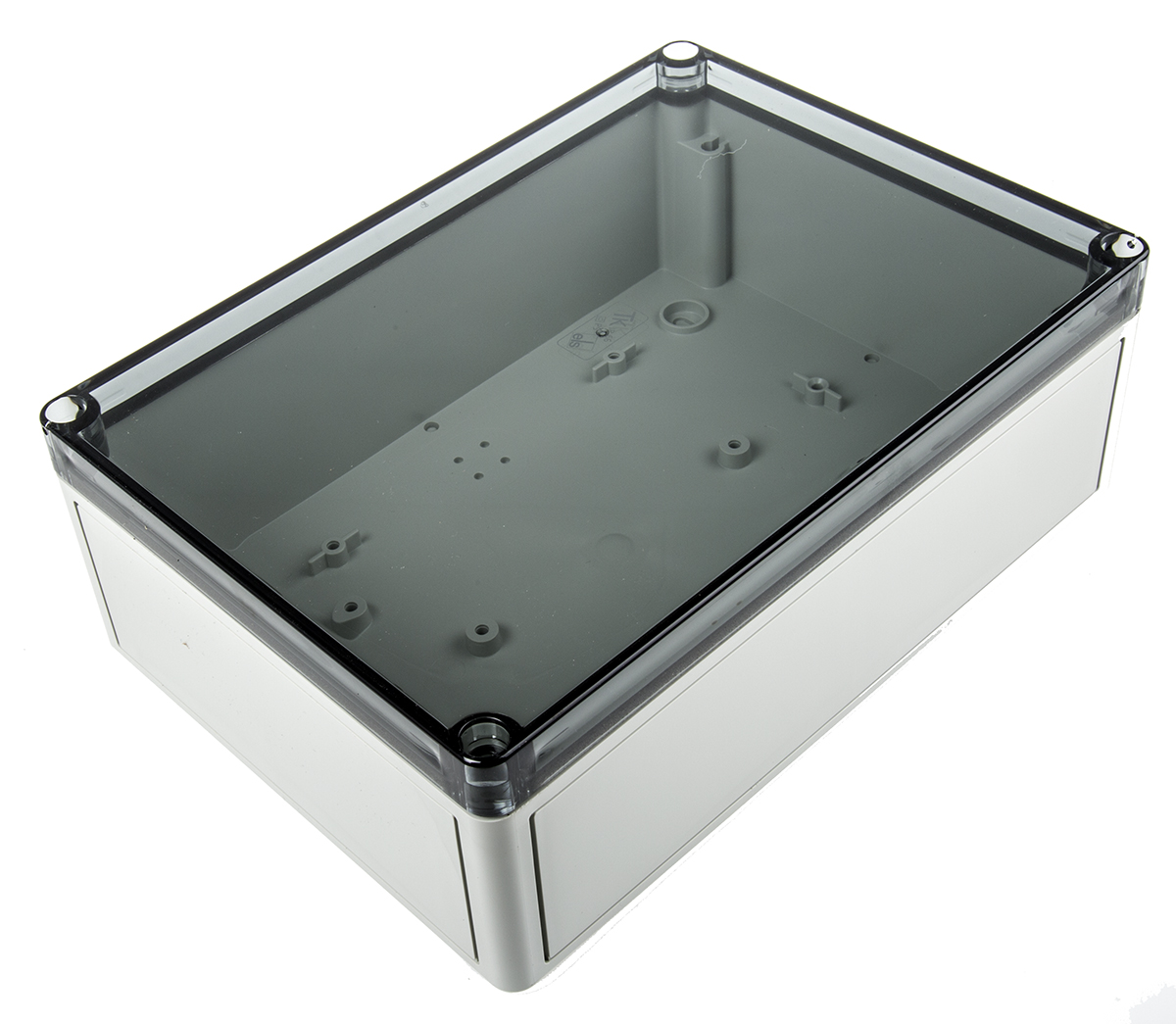 Spelsberg TK PS Series Grey Polystyrene Enclosure, IP66, Transparent Lid, 254 x 180 x 90mm