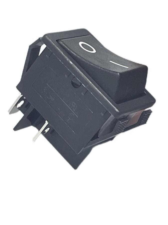 RS PRO Illuminated DPST, On-Off Rocker Switch Panel Mount