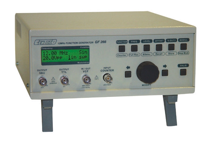 ELC GF266 Function Generator, 11μHz Min, 12MHz Max - With RS Calibration
